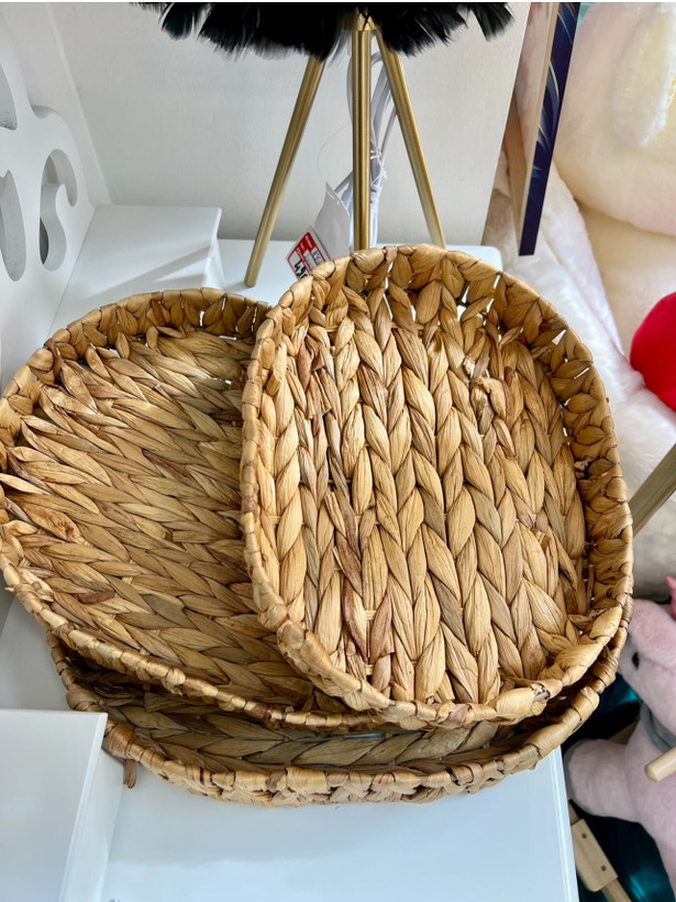 سینی حصیری سه تایی