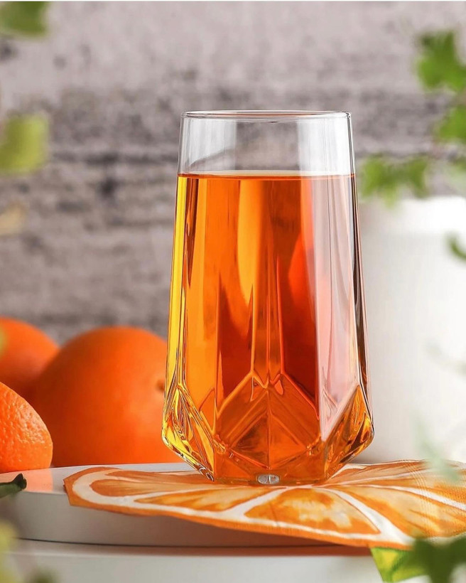 لیوان و نیم لیوان شش ضلعی طرح VALERIA برند LAV