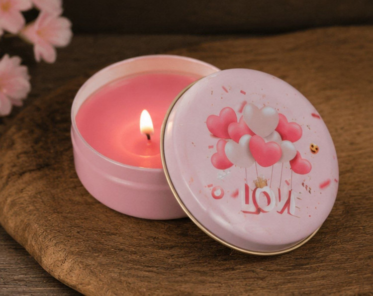 شمع معطر قوطی فلزی
