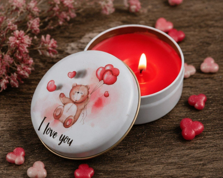 شمع معطر قوطی فلزی
