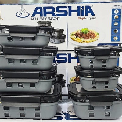 سرویس ظروف شیشه ای ۱۴ پارچه عرشیا Arshia مدل FC112-3677