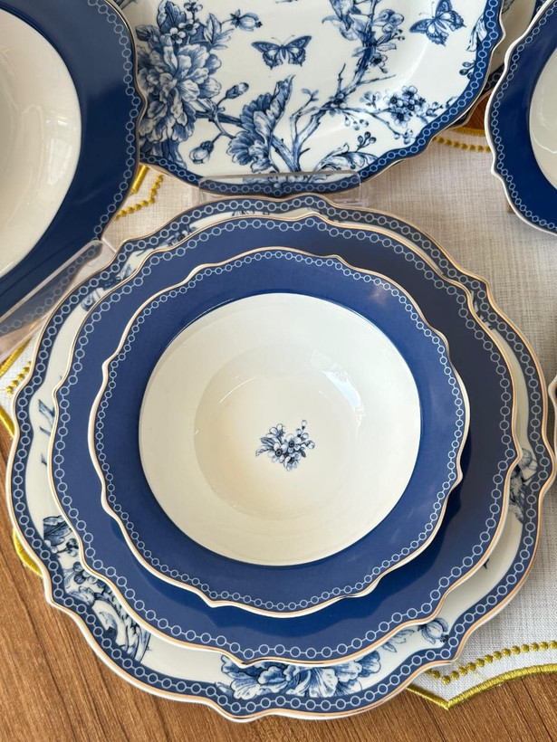 سرویس غذا خوری ۲۴ پارچه طرح BLUE LIFE برند MISS BETTY