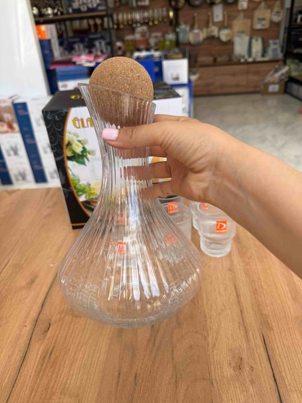 تنگ و لیوان ۷ پارچه برند DELI GLASS