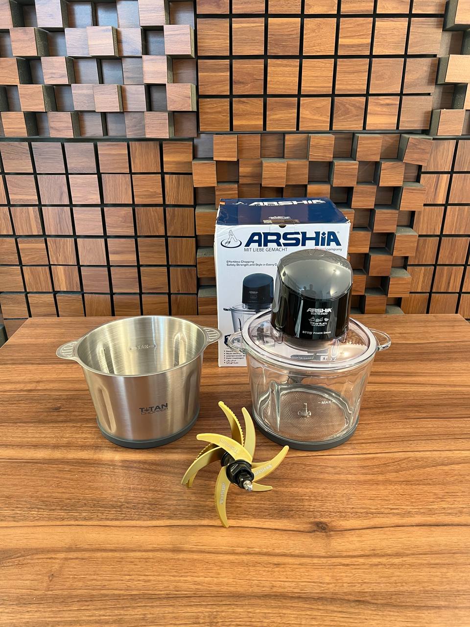 خردکن 3 لیتری دو کاسه عرشیا ARSHIA مدل 3420 - EC278 - 3419 / EC278