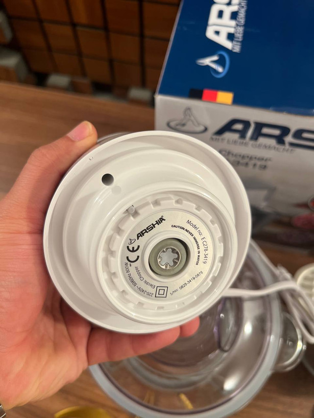 خردکن 3 لیتری دو کاسه عرشیا ARSHIA مدل 3420 - EC278 - 3419 / EC278