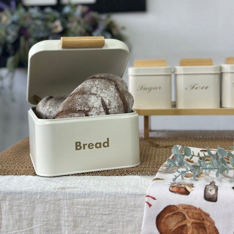 جانونی فلزی دسته بامبو bread