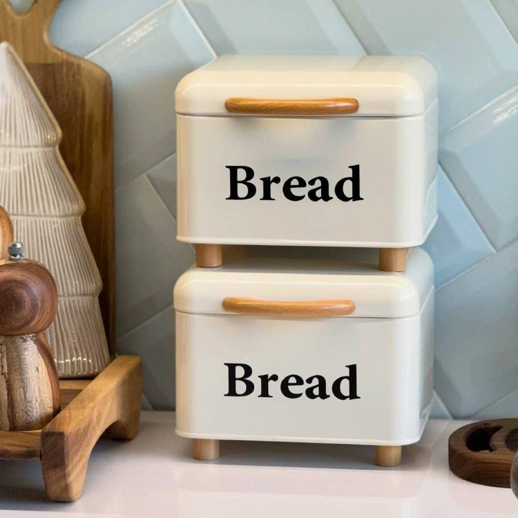 جانونی فلزی دسته بامبو bread