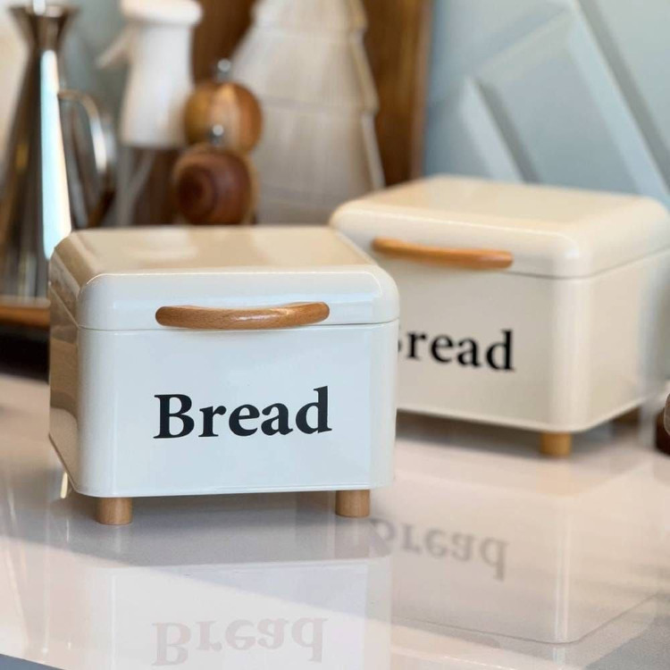 جانونی فلزی دسته بامبو bread