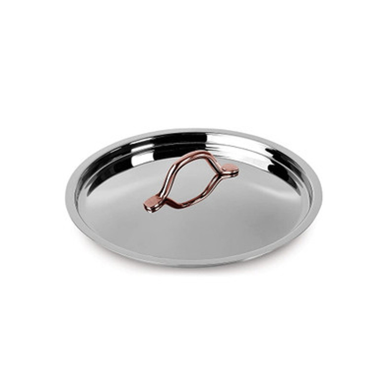 ماهیتابه استیل ۲۸ سانت دو دسته دو درب (استیل و شیشه ای ) عرشیا ARSHIA مدل SS014-3311
