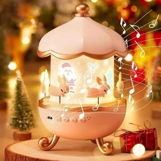 چراغ خواب پروژکتوری خرگوشی مدل WH-E11 با اسپیکر