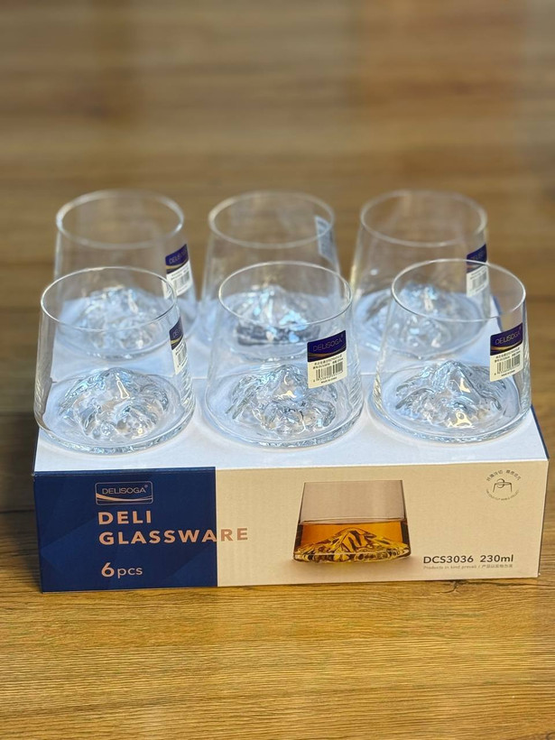 نیم لیوان کوه یخ برند Deli glass