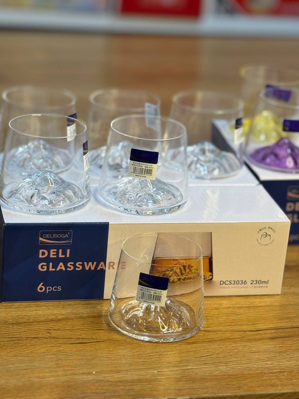 نیم لیوان کوه یخ برند Deli glass