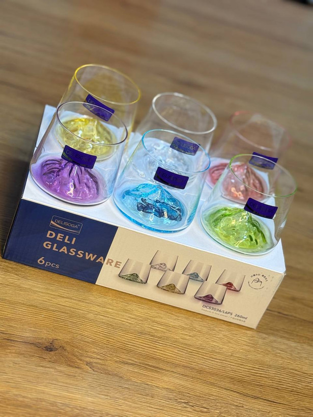 نیم لیوان کوه یخ برند Deli glass
