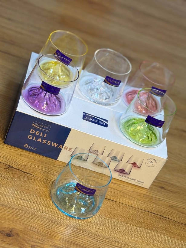 نیم لیوان کوه یخ برند Deli glass