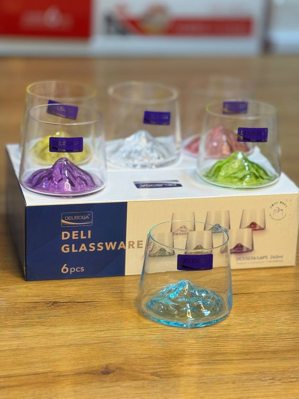 نیم لیوان کوه یخ برند Deli glass